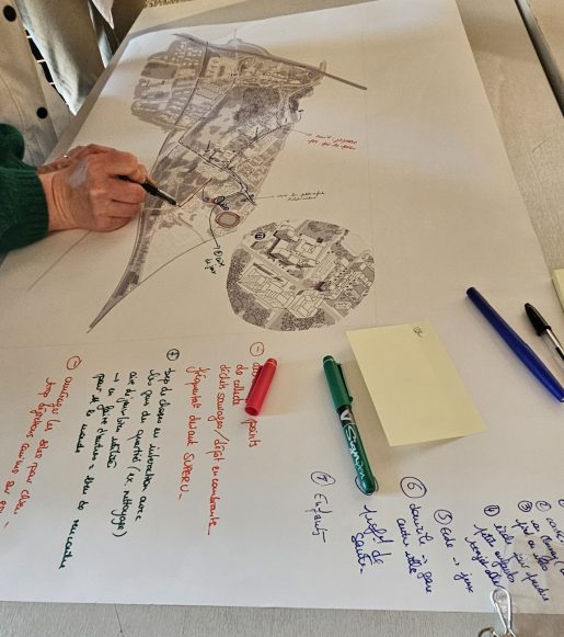 L’Audiar a organisé un atelier participatif consacré aux déplacements piétons dans le quartier de La Courrouze