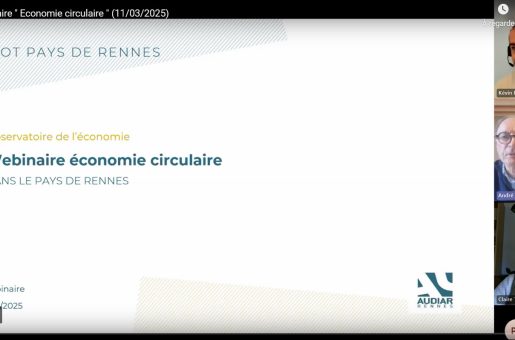 L’Audiar a présenté ses travaux au webinaire du Pays de Rennes consacré à l’économie circulaire