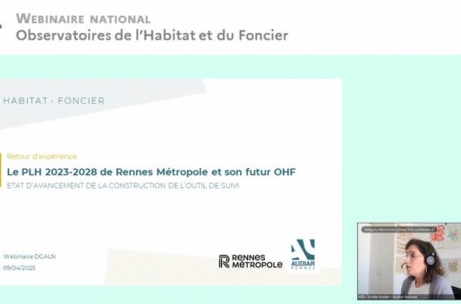 L’Audiar partage son expertise au webinaire national des Observatoires de l’Habitat et du Foncier