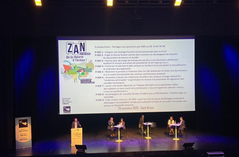 L’Audiar a contribué au temps fort consacré à la mise en œuvre du ZAN organisé par la Région Bretagne