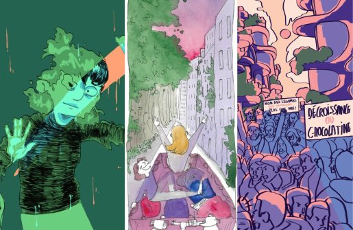 Des étudiants en graphisme s’approprient les Récits de vies en 2050